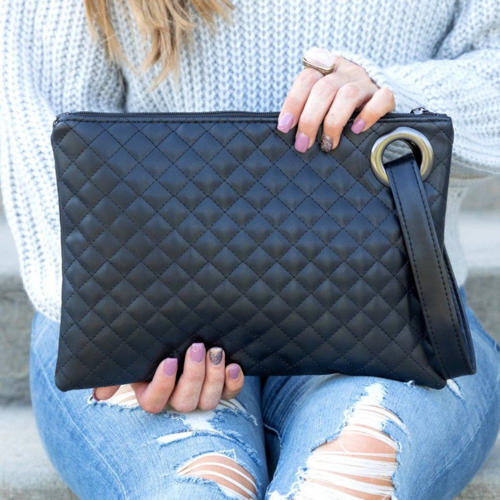 EVERYDAY CLUTCH - QUILTED